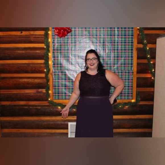 Purple Gala Dress (colour may vary due to lighting) - Picture 2 of 3